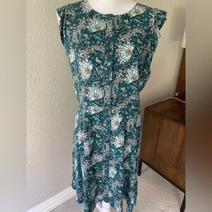 Floral Teal Dress